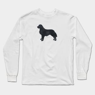 Golden Retriever Silhouette Art Long Sleeve T-Shirt